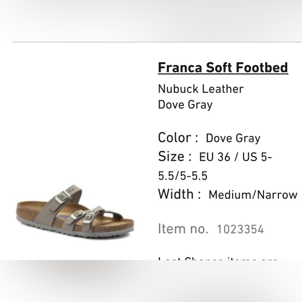 NWT -in box, Dove Grey. Size 5.5/36